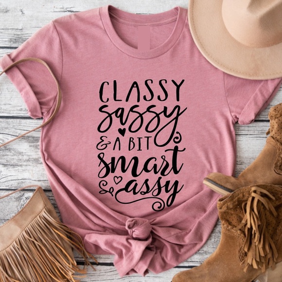 NEW Classy Sassy Smart Assy Graphic Shirt S-5X - Picture 3 of 8